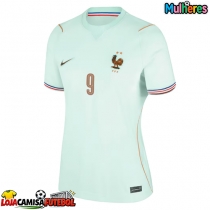 Camisa de Futebol França Marcus Thuram #9 Equipamento Secundário Mulheres Mundo 2026 Manga Curta